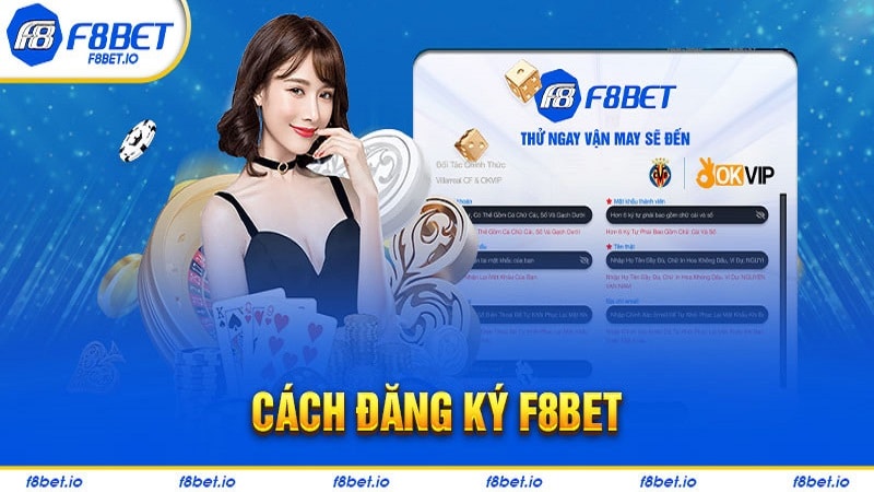 Hướng dẫn các bước đăng ký F8bet đơn giản