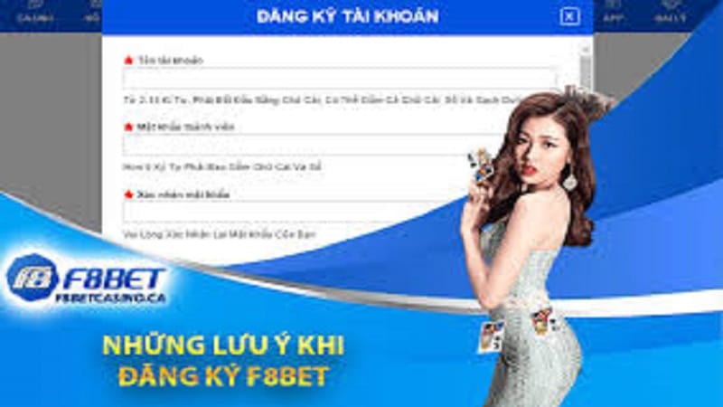 Lưu ý khi thực hiện quá trình đăng ký tài khoản