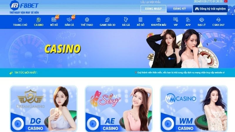 Những yếu tố thu hút người chơi của casino F8bet