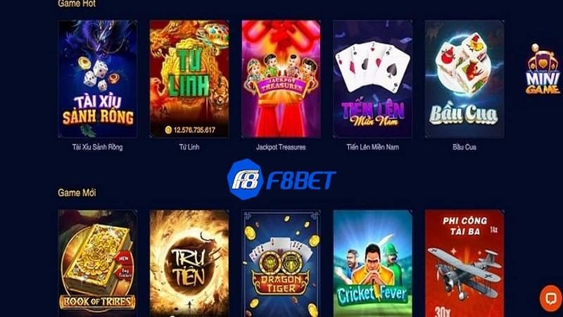 Trải nghiệm kho game phong phú khi đăng nhập F8bet